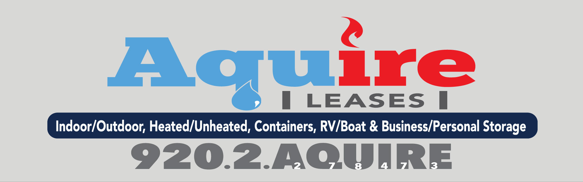 Aquire Leases Sign